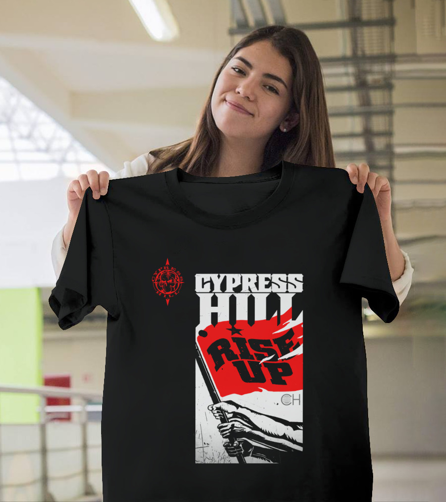 Cypress Hill Rise Up Red Flag Image Cph T-Shirt