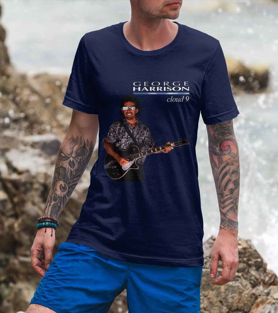 George Harrison Cloud 9 Album Art T-Shirt