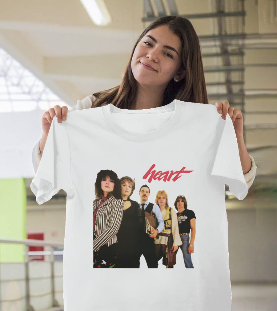 Heart Band Group Photo Lineup T-Shirt