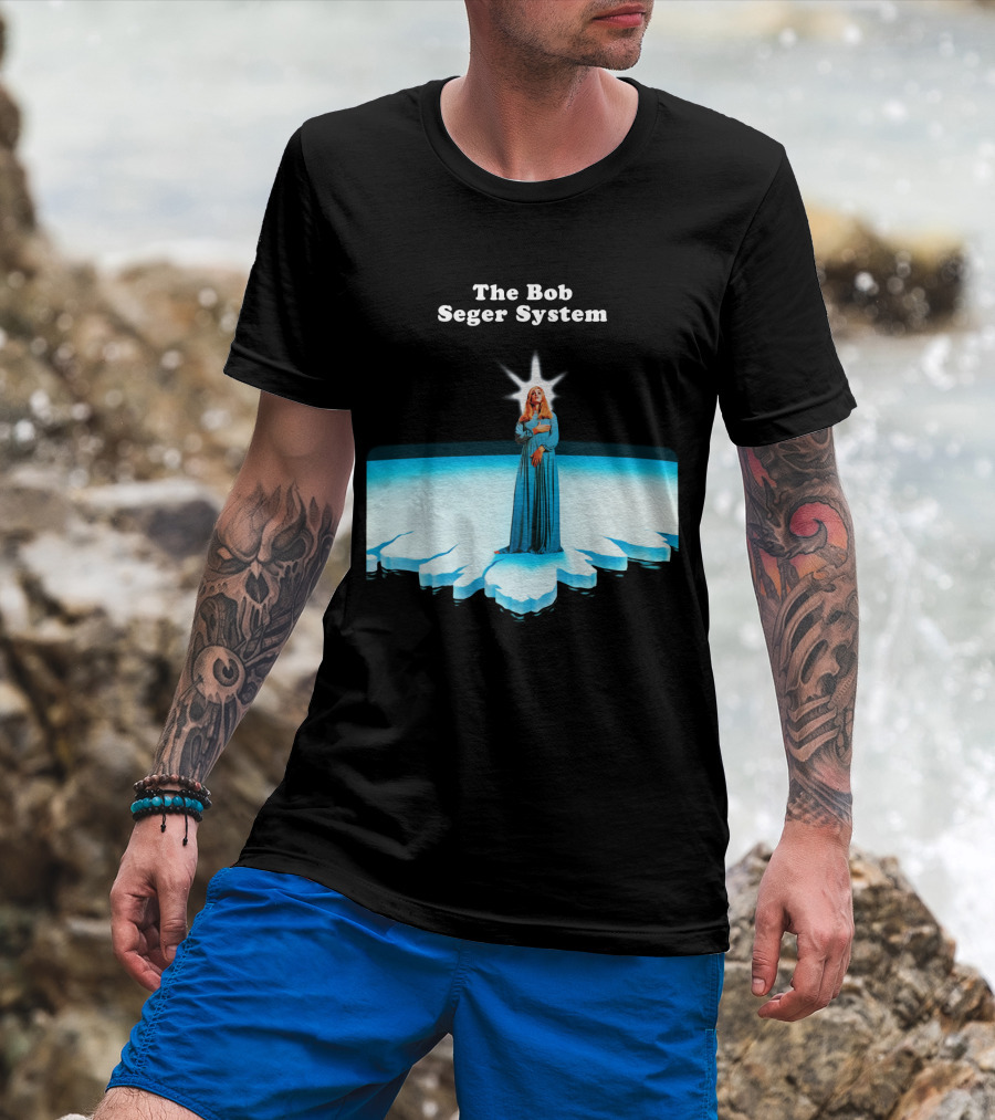 The Bob Seger System Blue Figure Radiant Island T-Shirt