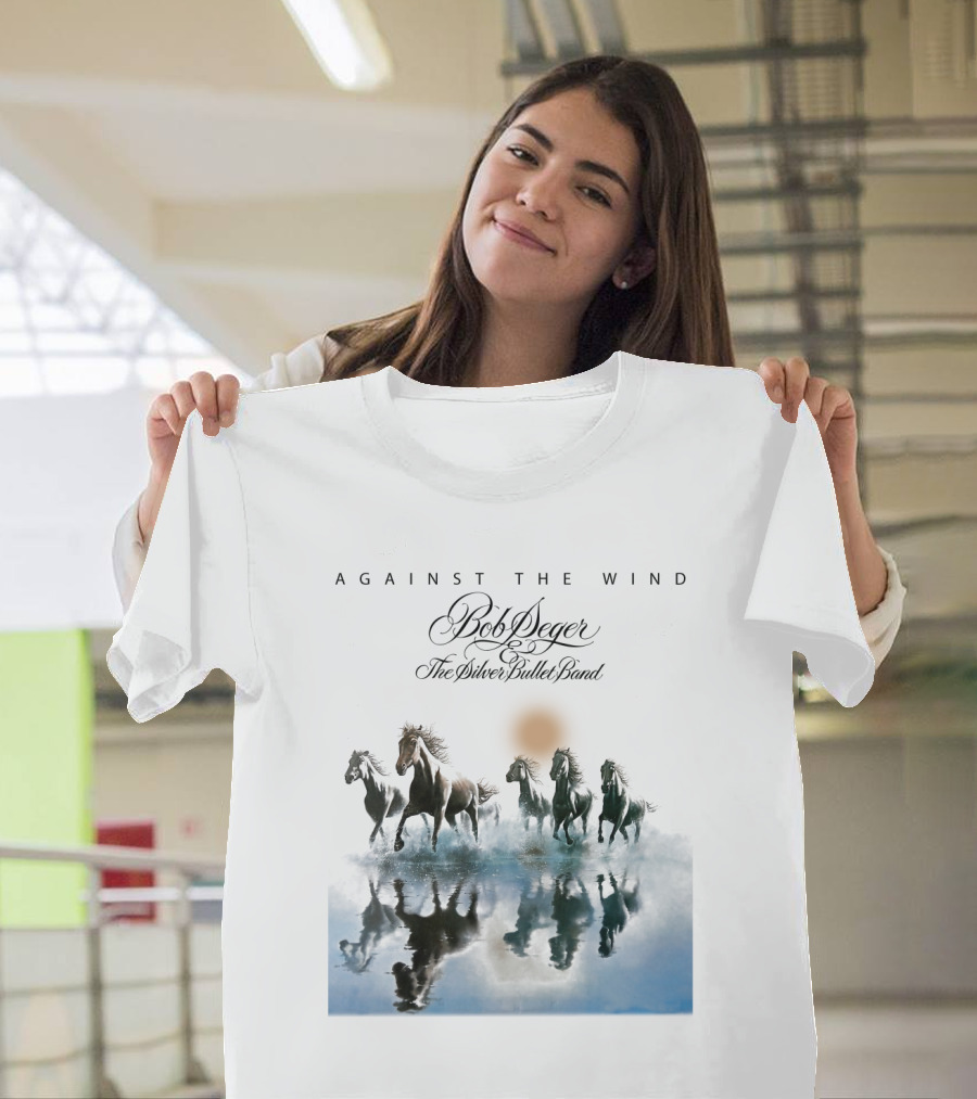 Bob Seger Against The Wind The Silver Bullet Band Horses Running T-Shirt