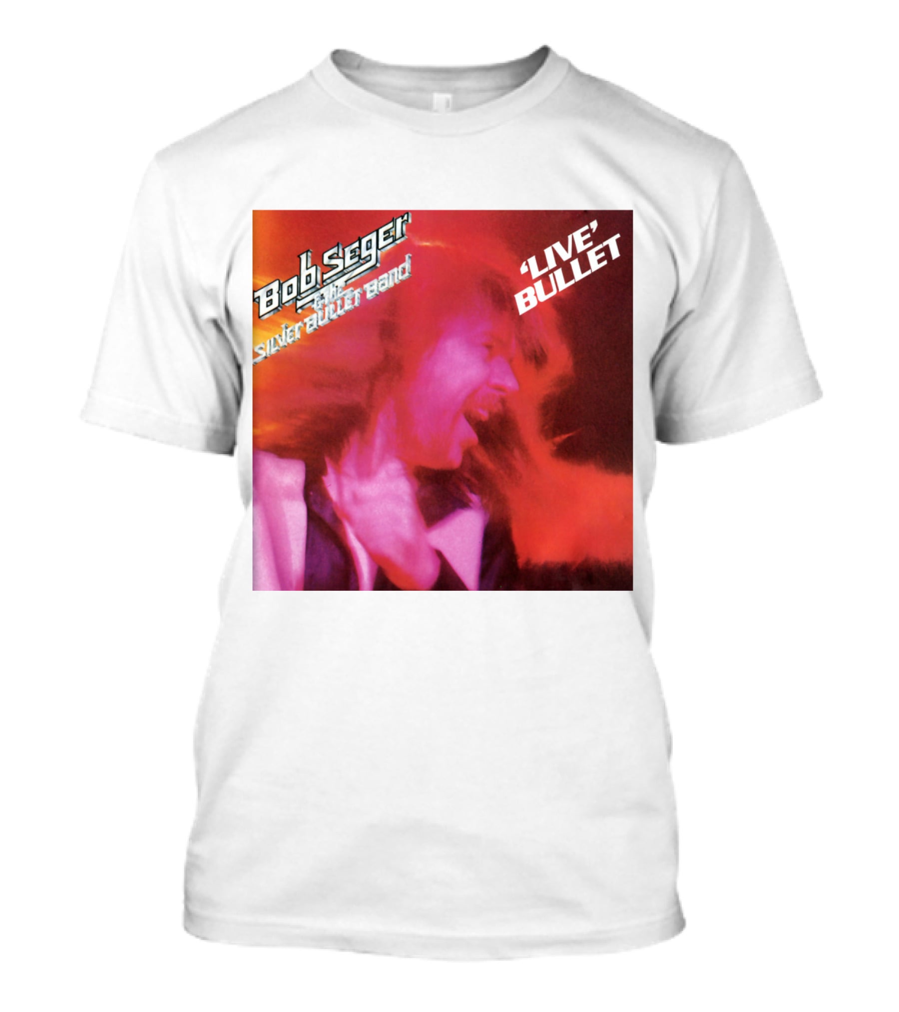 Bob Seger And The Silver Bullet Band 'Live' Bullet T-Shirt