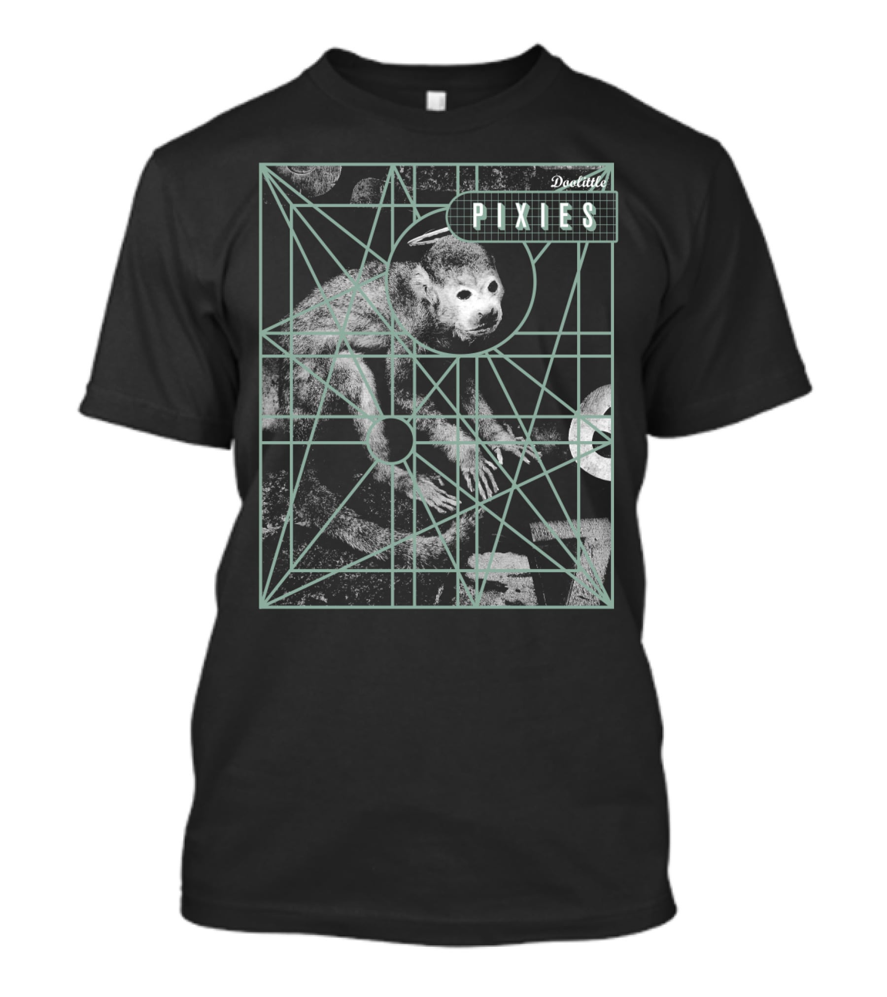 Pixies Geometric Abstract Lines And Circles T-Shirt