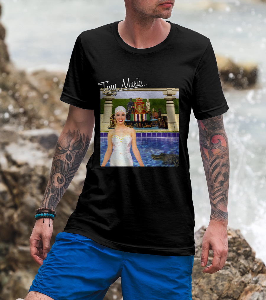 Tiny Music... Spaß Im Schwimmbad Mit Stp Cover Collage T-Shirt