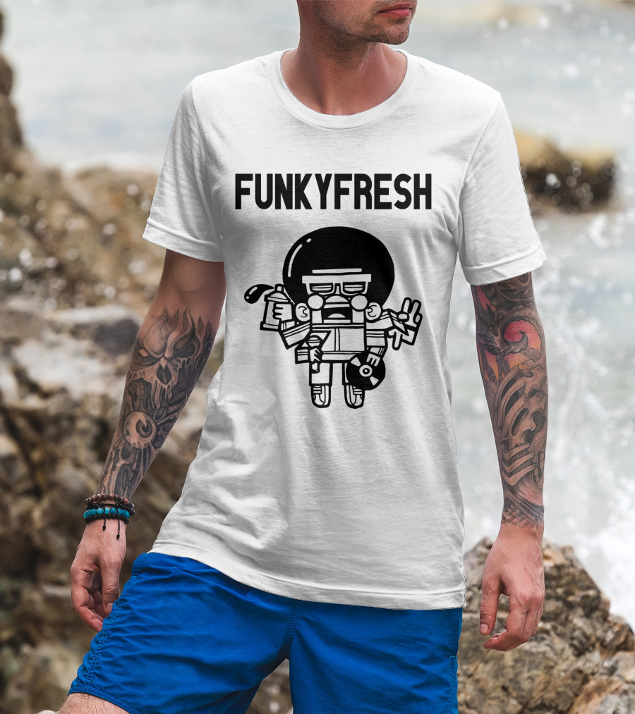 Funkyfresh Atcq 31 Hip Hop Character Art T-Shirt