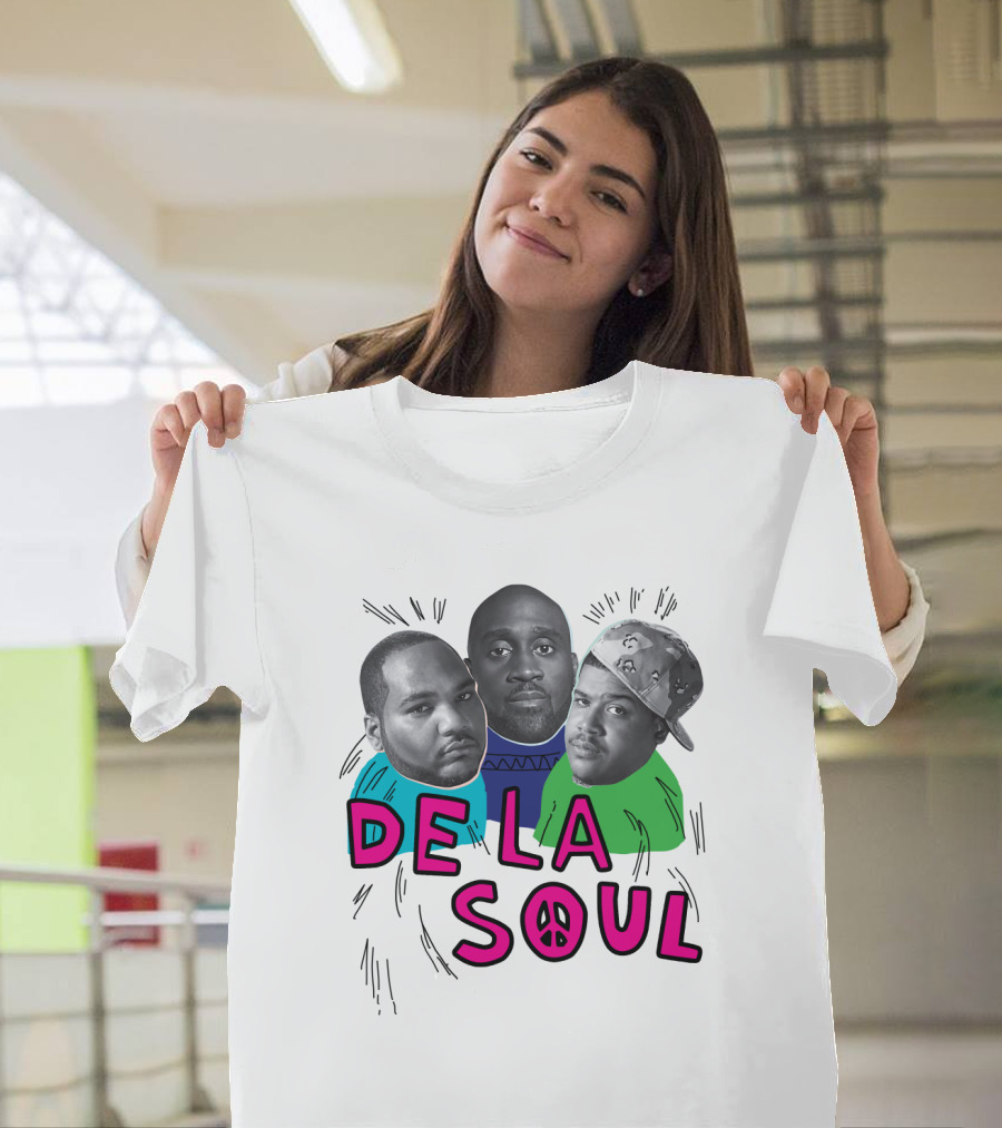 De La Soul Trio Portrait With Peace T-Shirt