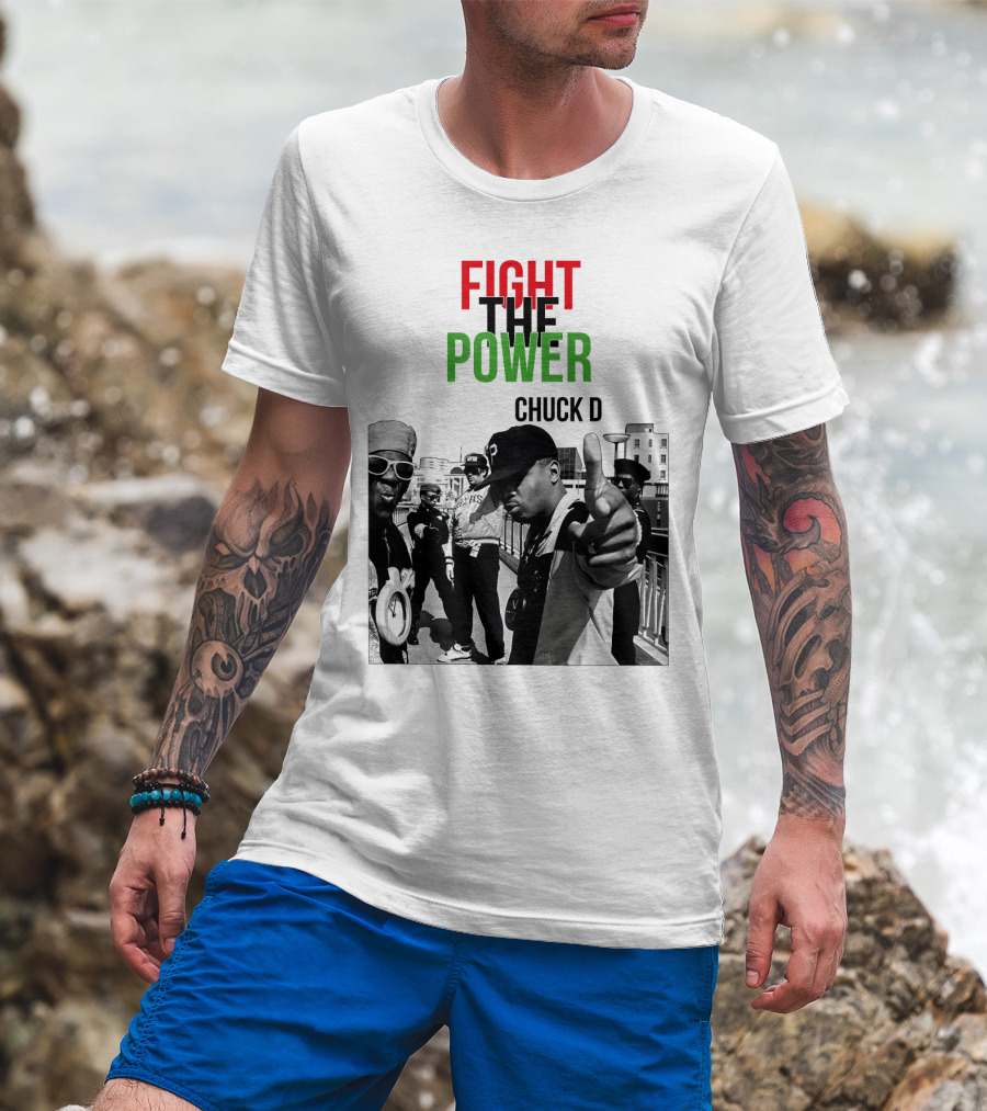 Fight The Power Chuck D T-Shirt