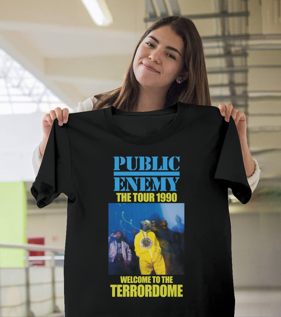 Public Enemy The Tour 1990 Welcome To The Terrordome T-Shirt