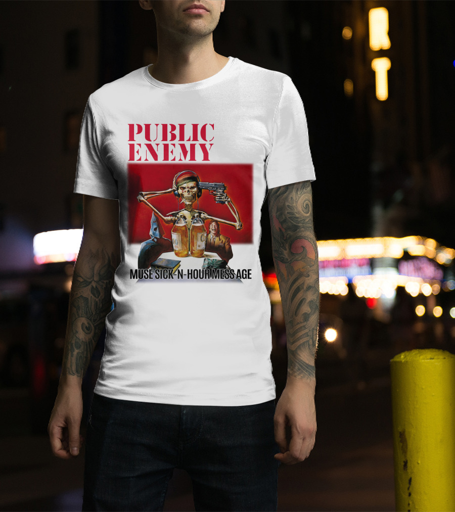 Public Enemy Muse Sick-N-Hour Mess Age T-Shirt