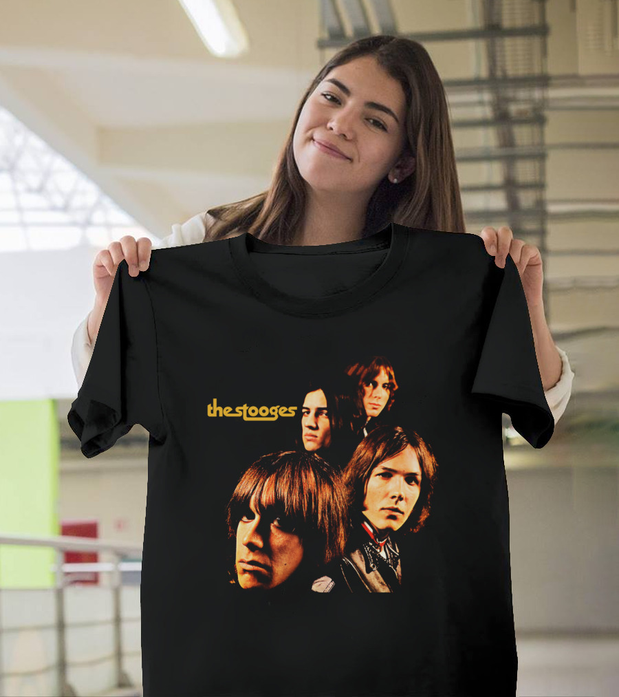 The Stooges Band Members Portrait T-Shirt