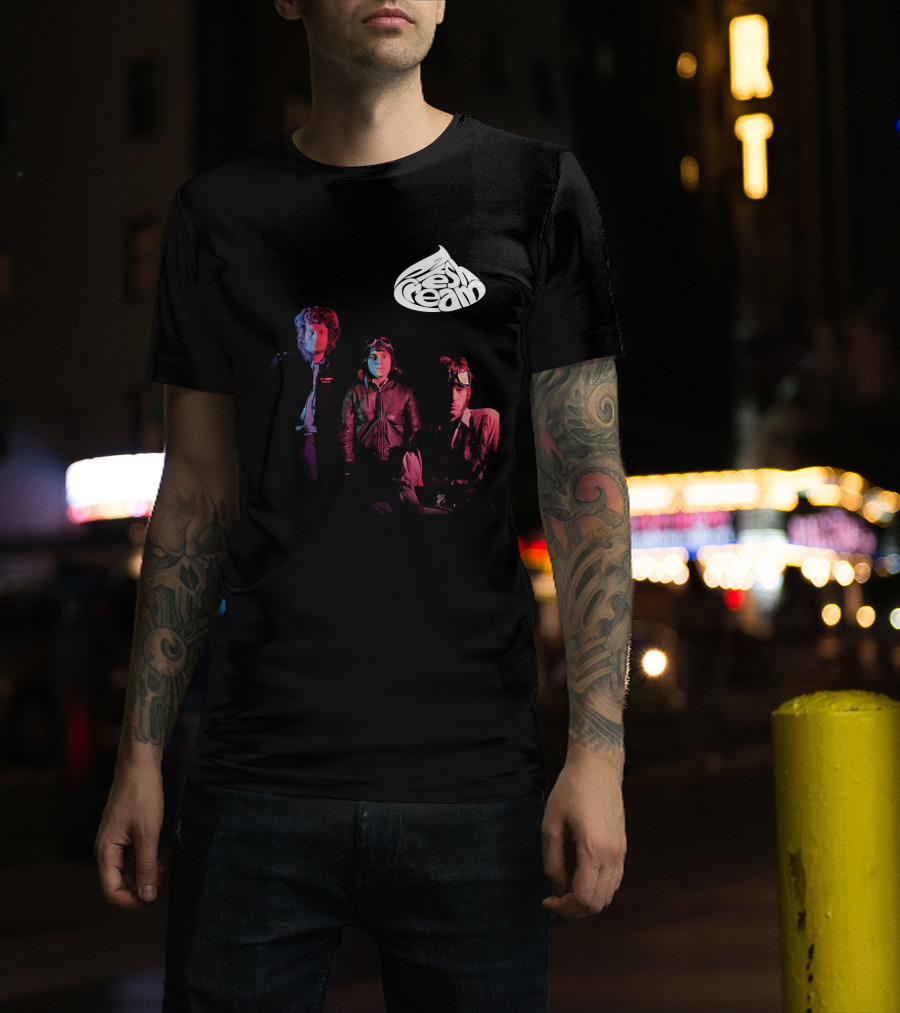 Fresh Cream Band Members Photography T-Shirt