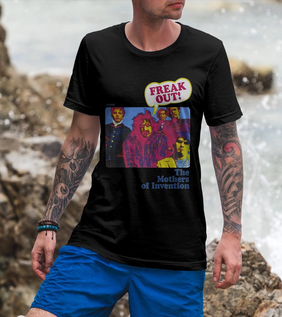 Freak Out The Mothers Of Invention Vintage Album Cover T-Shirt