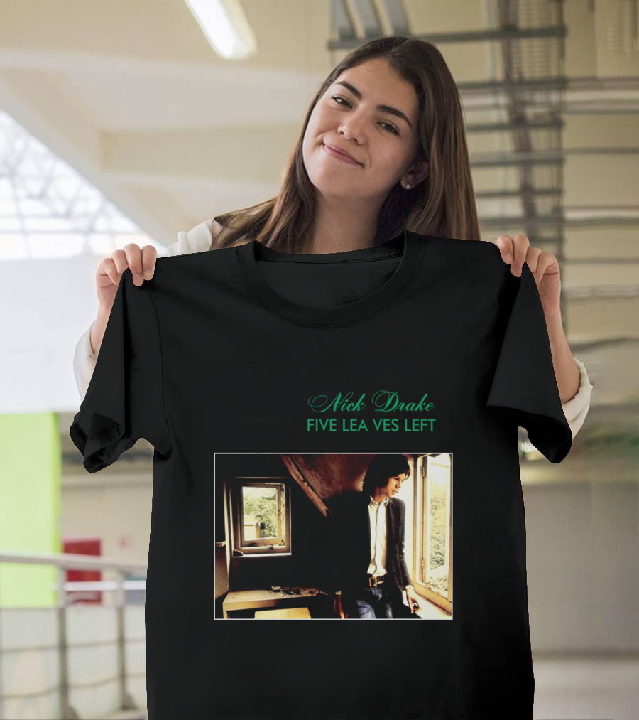 Nick Drake Five Leaves Left 1969 Album Cover T-Shirt