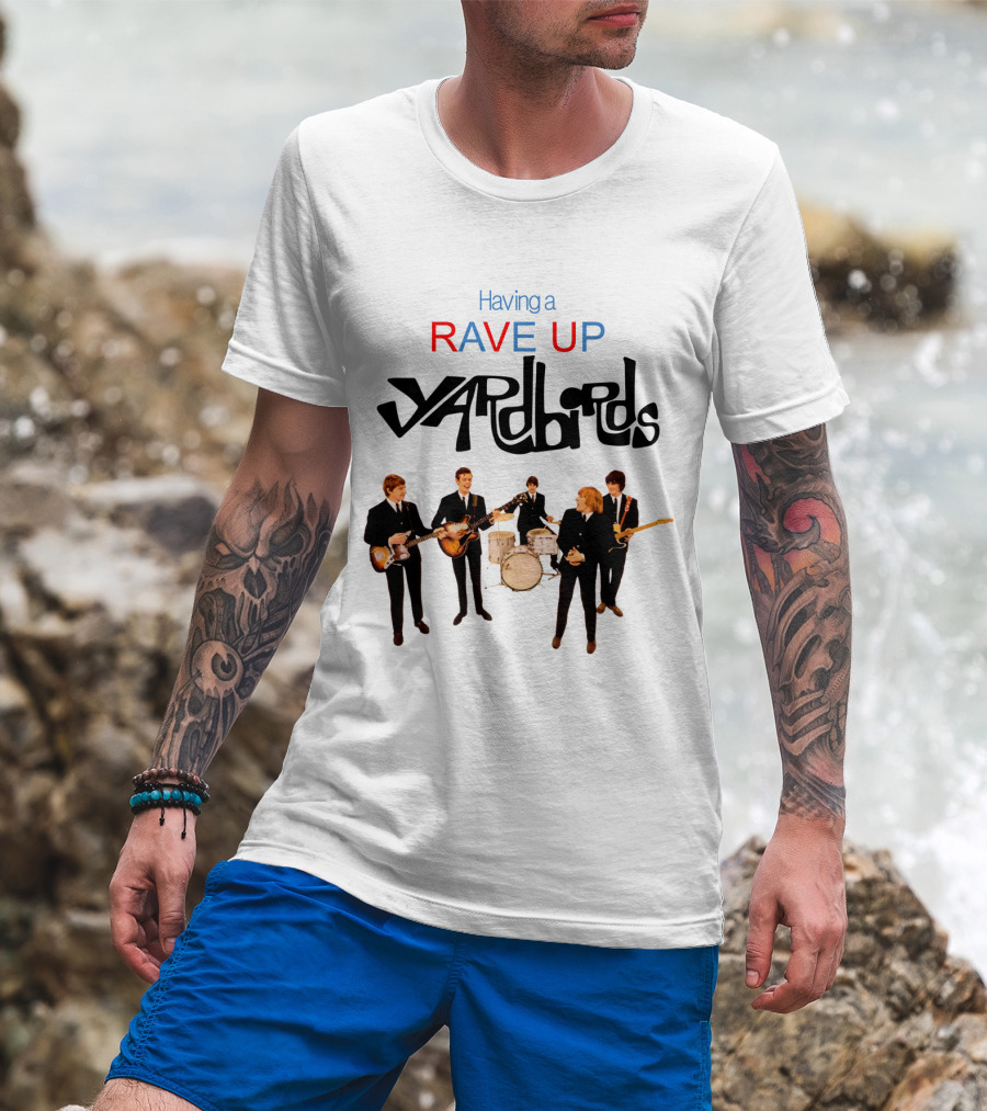 Yardbirds Having A Rave Up Band Performance T-Shirt