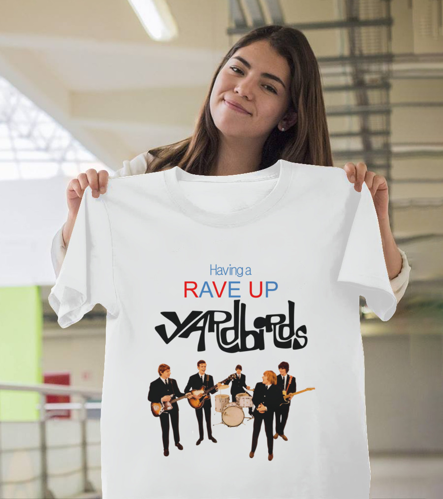 Yardbirds Having a Rave Up Band Performance T-Shirt