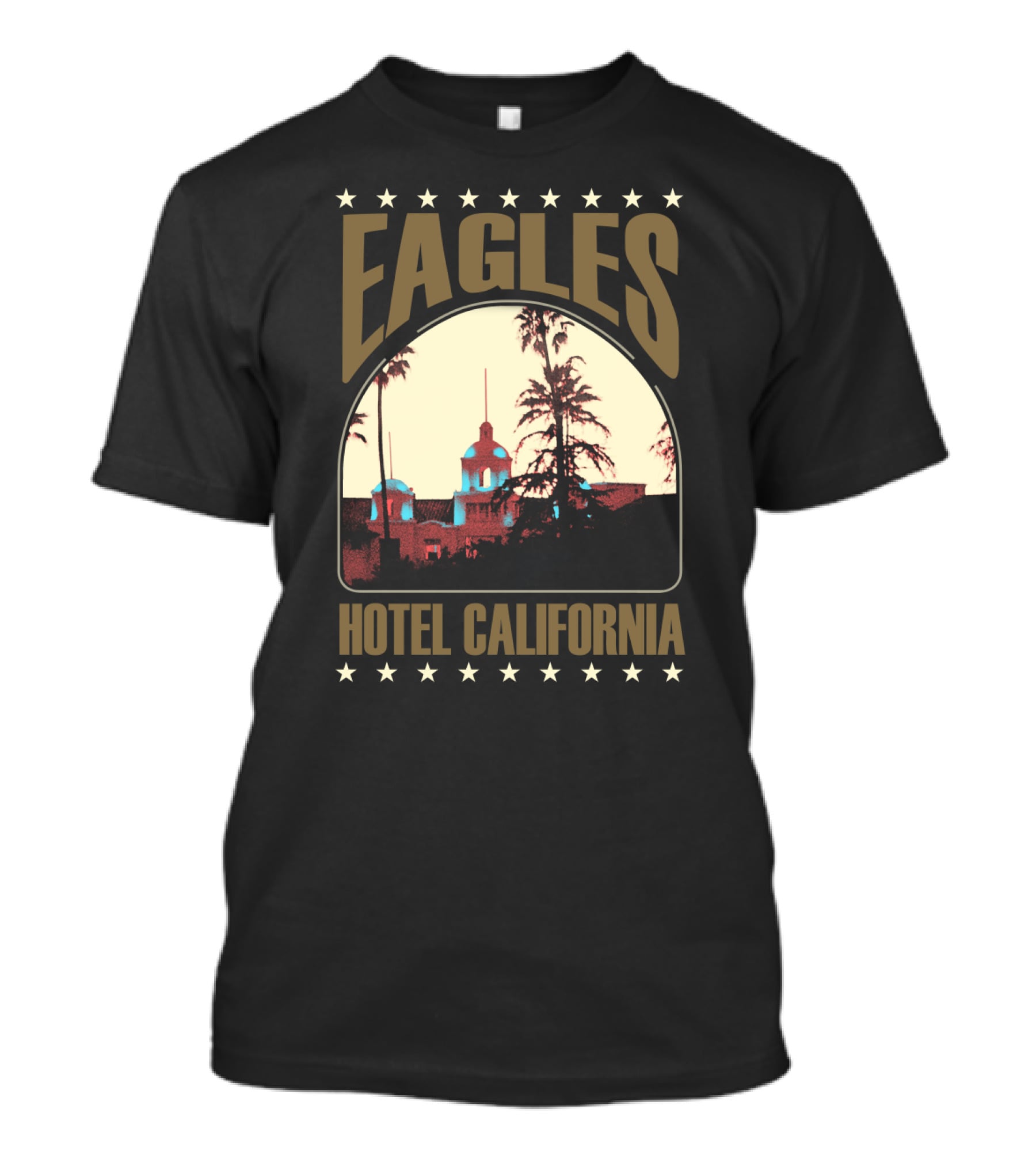 Eagles Hotel California Vintage Concert Album Art T-Shirt