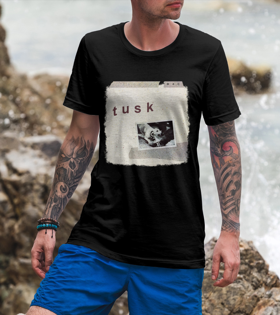 Fleetwood Mac Tusk Album Dog Photo Cover T-Shirt