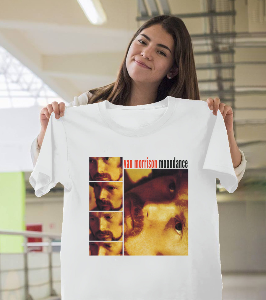 Van Morrison Moondance 1970 Album Cover T-Shirt