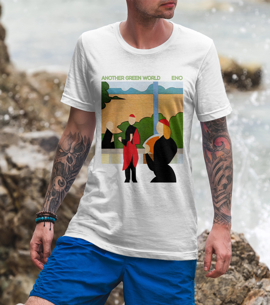 Another Green World Eno Album Artwork Geometric Figures T-Shirt