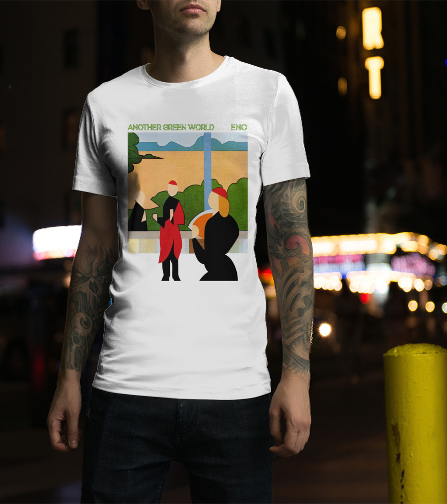 Another Green World Eno Album Artwork Geometric Figures T-Shirt