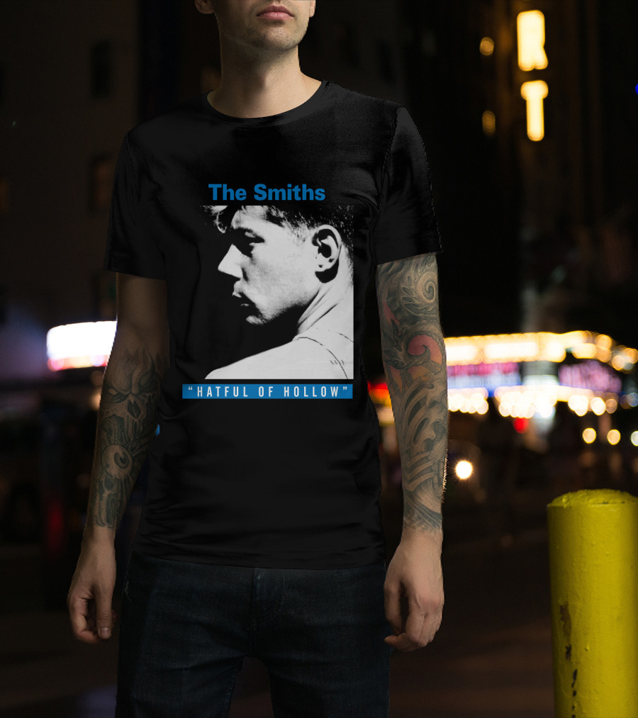 The Smiths Hatful Of Hollow Black And White Profile T-Shirt