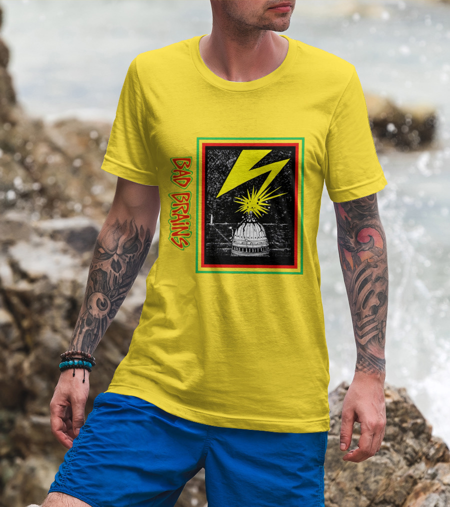 Bad Brains Capitol Lightning Bolt T-Shirt
