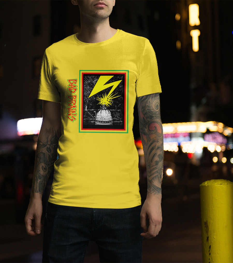 Bad Brains Capitol Lightning Bolt T-Shirt