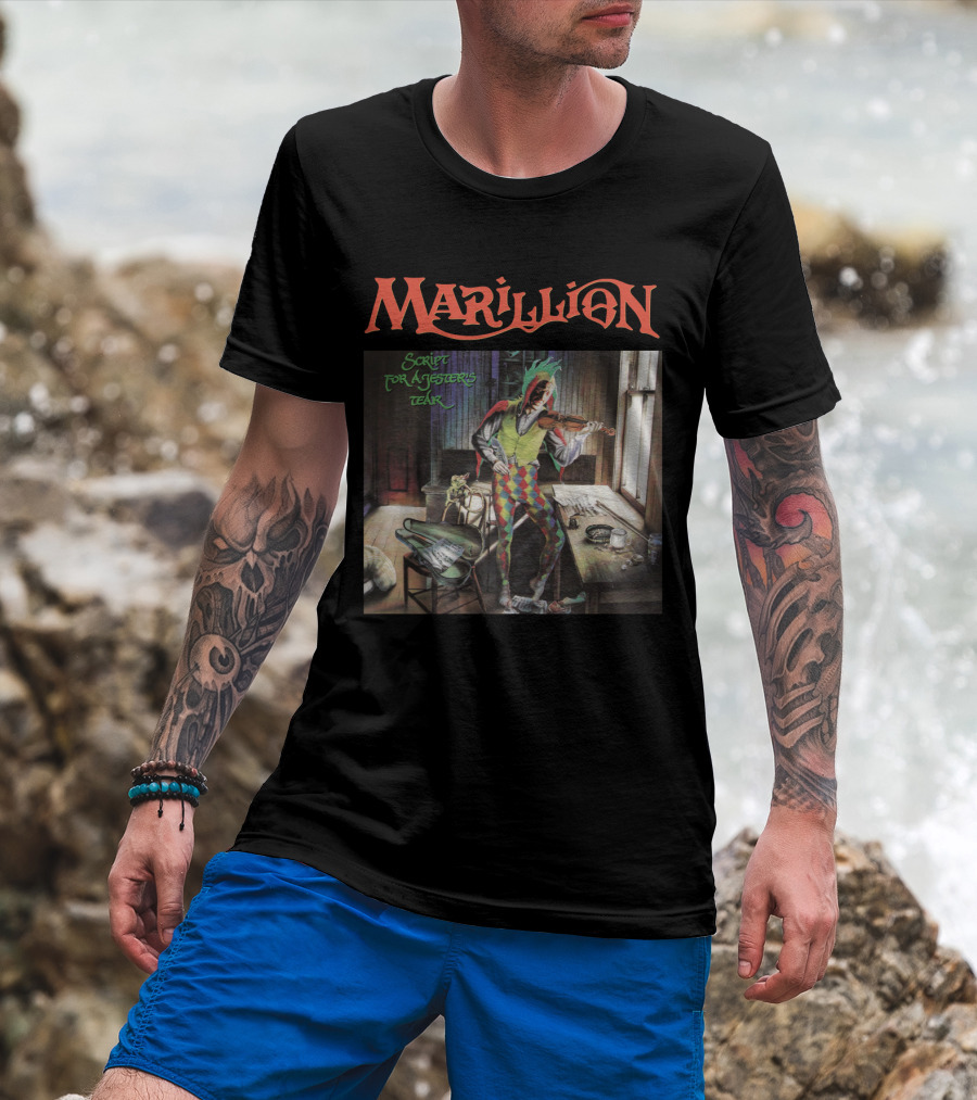 Marillion Script For A Jester's Tear Vintage Album T-Shirt