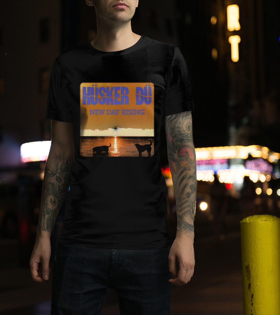 Hüsker Dü New Day Rising Sunrise Dogs T-Shirt