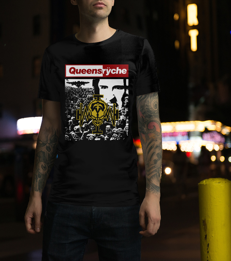 Queensrÿche Operation Mindcrime Album Artwork Iconic Skull T-Shirt