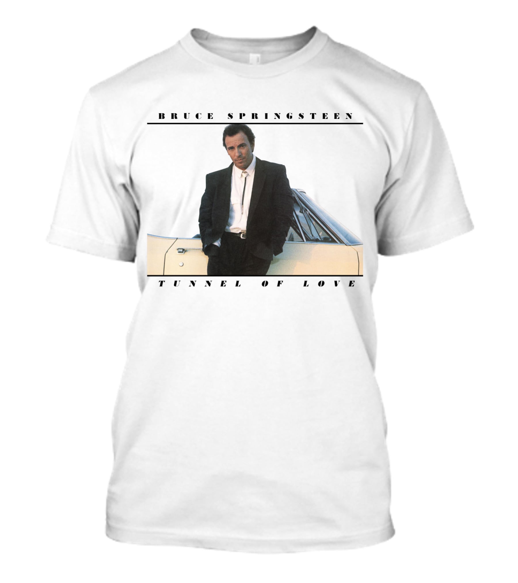 Bruce Springsteen Tunnel Of Love Album Cover Image T-Shirt