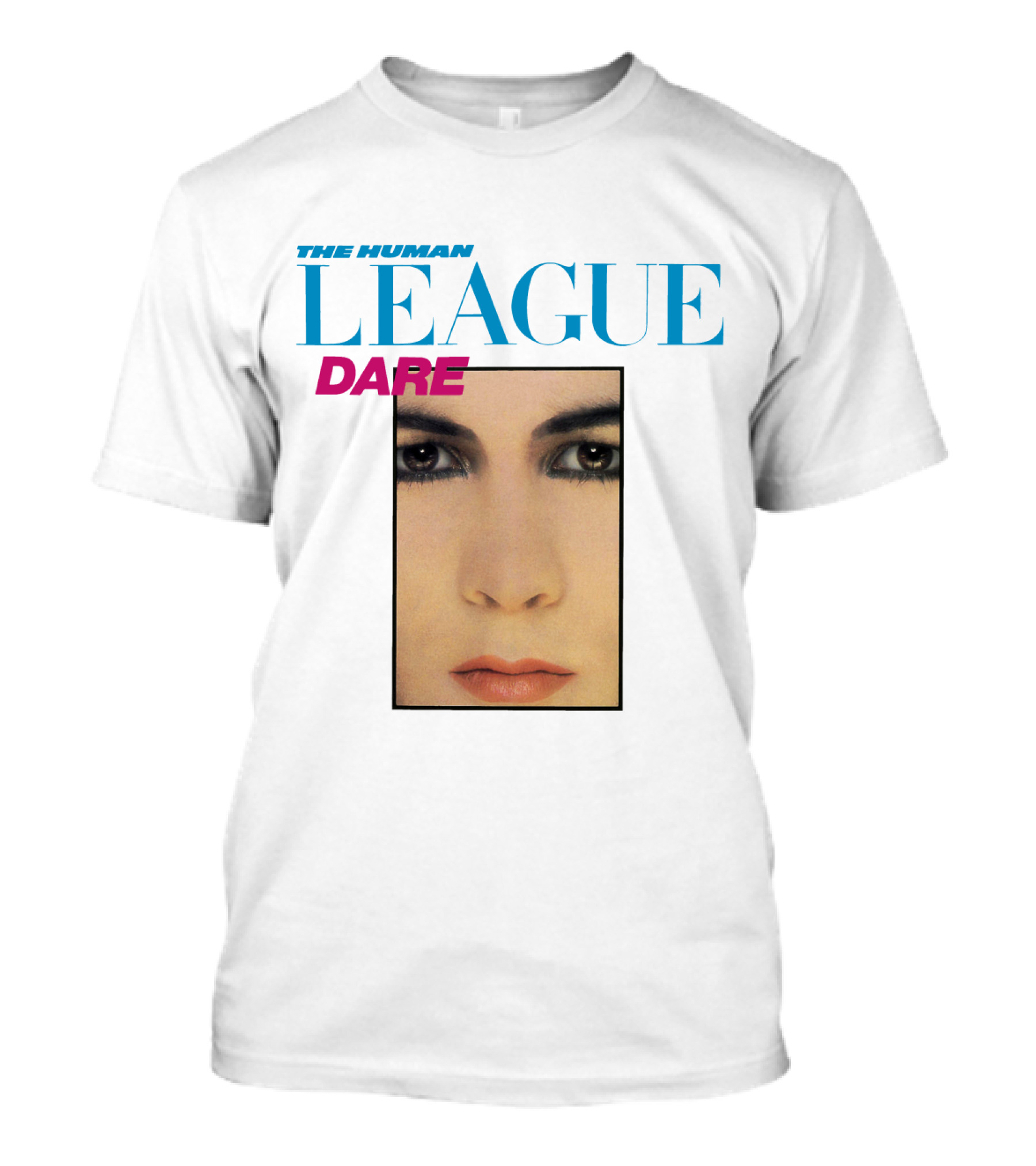 The Human League Dare Album Cover Art Face T-Shirt