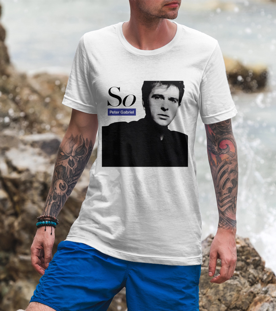 So Peter Gabriel Album Cover T-Shirt