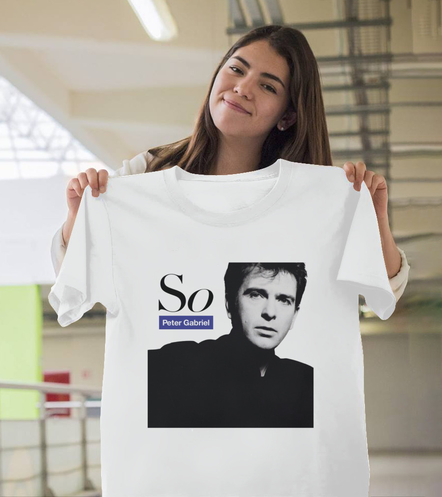 So Peter Gabriel Album Cover T-Shirt