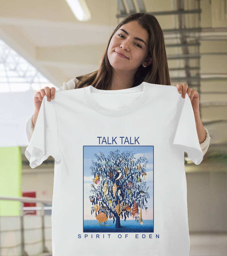 Talk Talk Spirit of Eden Tree with Shells and Leaves T-Shirt