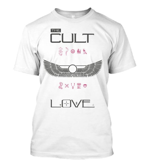The Cult Love Ancient Symbols Winged Emblem T-Shirt