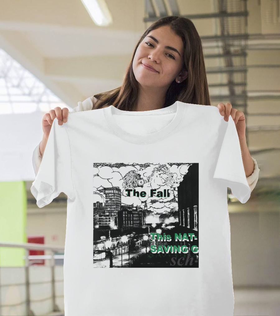 The Fall This Nation's Saving Grace Cityscape and Clouds T-Shirt