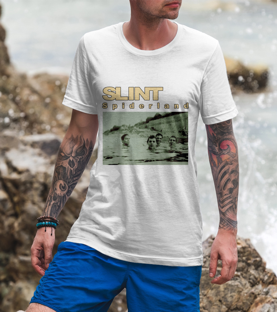 SLINT Spiderland Band Album Cover Swimming Image T-Shirt