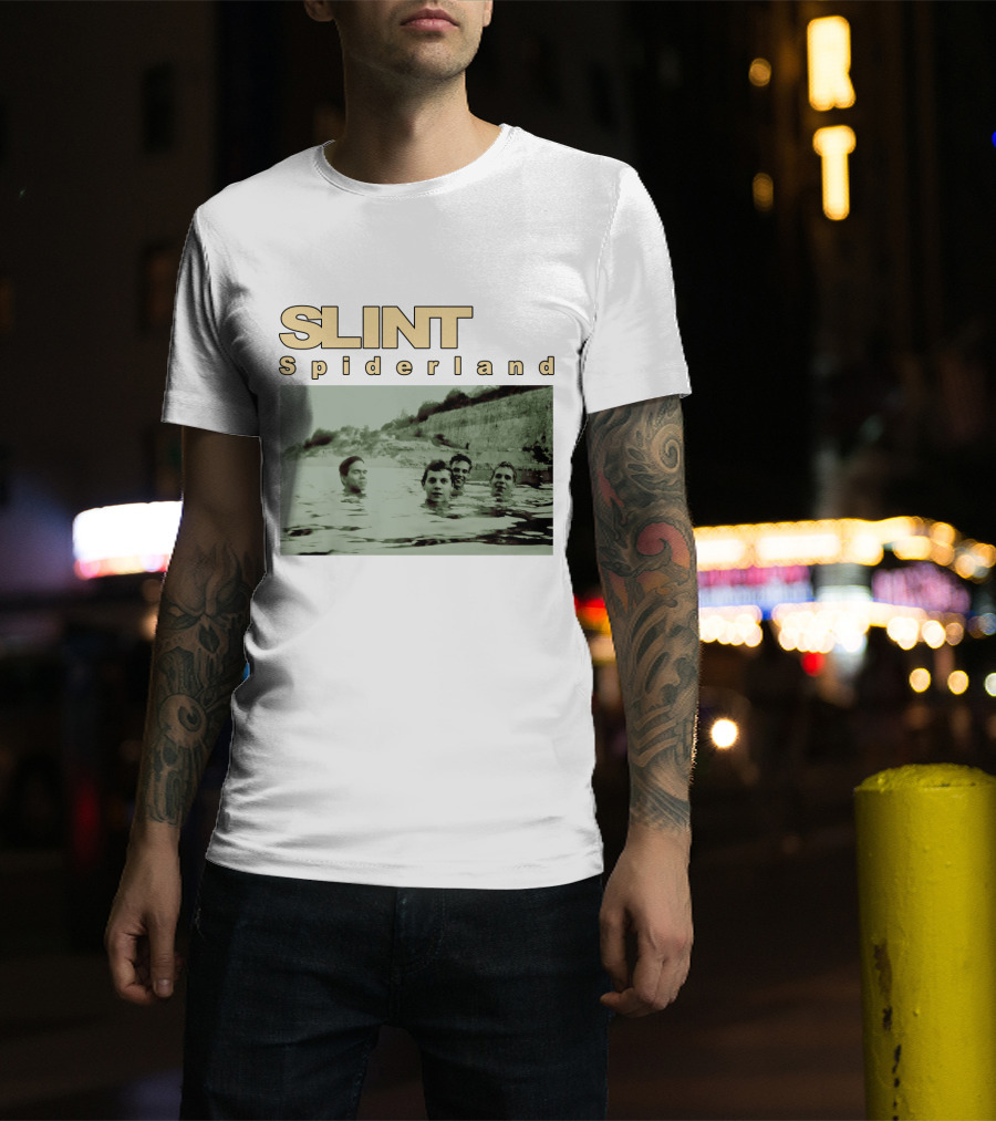 SLINT Spiderland Band Album Cover Swimming Image T-Shirt