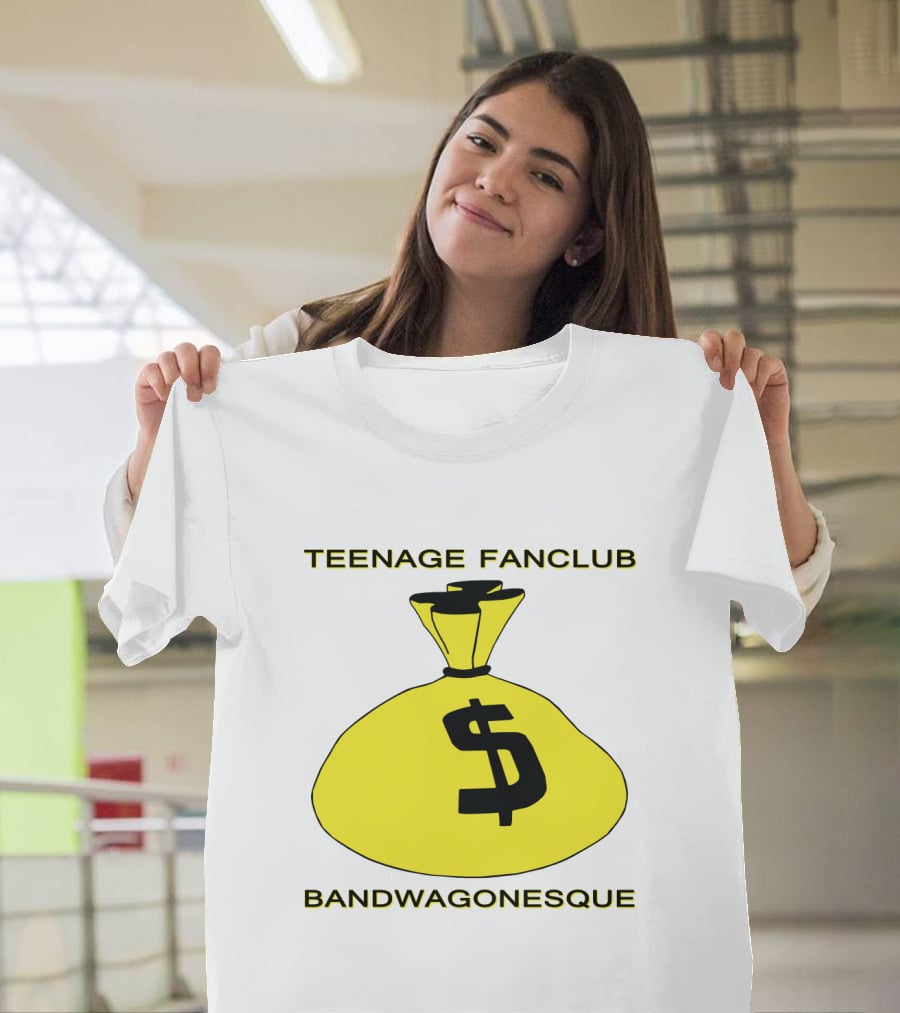 Teenage Fanclub Bandwagonesque Money Bag Icon With Dollar Sign T-Shirt
