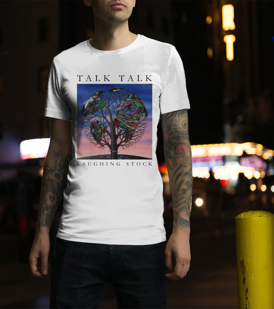 Talk Talk Laughing Stock Surreal Tree With Birds T-Shirt