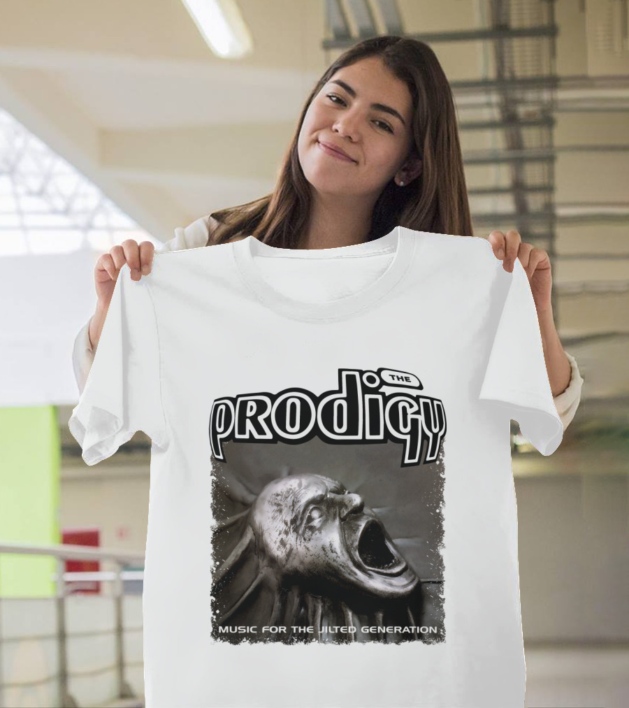 The Prodigy Music for the Jilted Generation Statue Image T-Shirt