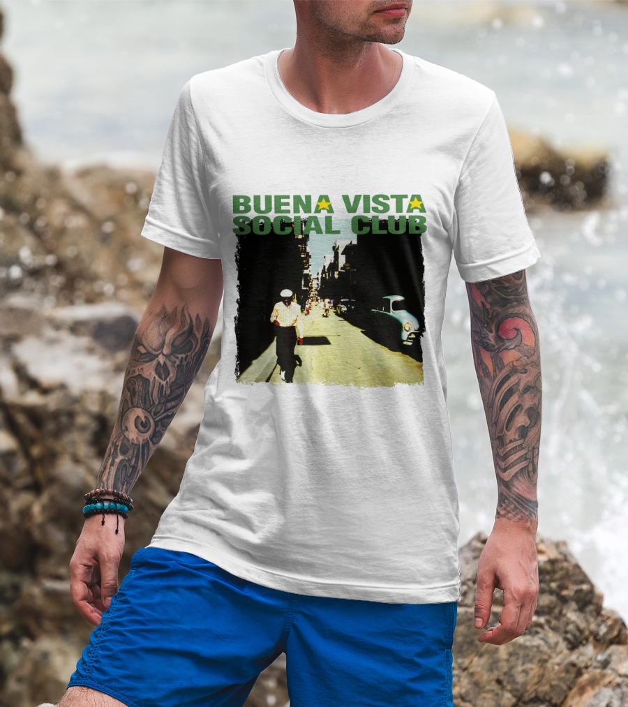 Buena Vista Social Club Vintage Havana Street Scene T-Shirt