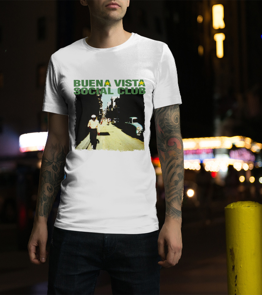 Buena Vista Social Club Vintage Havana Street Scene T-Shirt