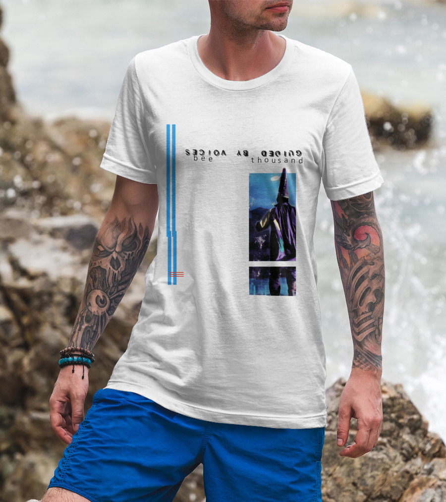 Guided By Voices Bee Thousand Wizard Reflection Retro Album Cover T-Shirt