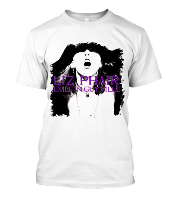 Liz Phair Exile In Guyville Bold Monochrome Portrait With Necklace T-Shirt