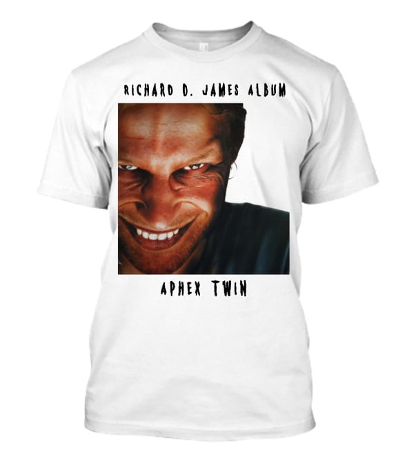 Richard D. James Album Aphex Twin Smiling Face T-Shirt