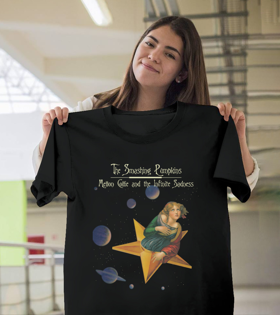 The Smashing Pumpkins Mellon Collie and the Infinite Sadness Star Angel Planets T-Shirt