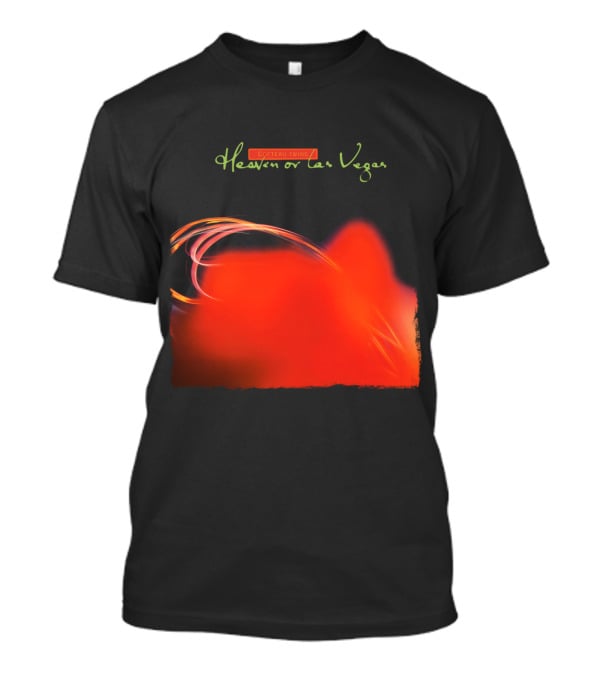 Cocteau Twins Heaven Or Las Vegas Red Abstract Swirl T-Shirt