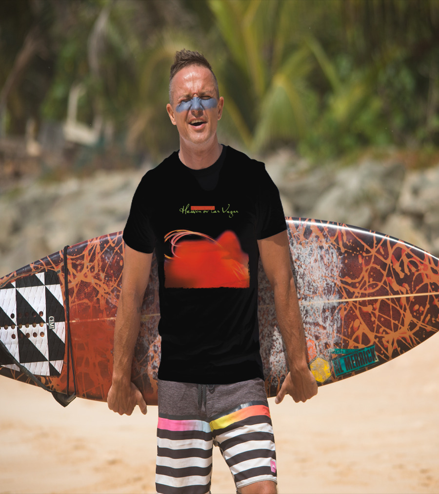 Cocteau Twins Heaven Or Las Vegas Red Abstract Swirl T-Shirt